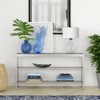 Metal Console Table in Gray - Henn&Hart - 4 of 4