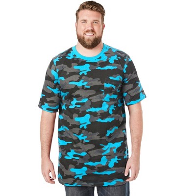 Boulder Creek by KingSize  Heavyweight Longer-Length Pocket Crewneck T-Shirt
