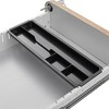SEVOBAL Utility Storage Cabinet Mobile File Cabinet with Hanging Bar for Office Use, White, 21"*18"*24" - 4 of 4