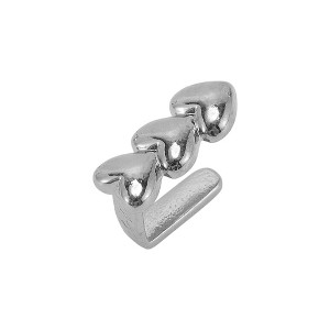 Unique Bargains Hip Hop Hearts Fake Grills 1 Pc - 1 of 4