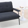 NicBex Modern Loveseat Sofa Small Couch with Sturdy Metal Frame,Corduroy Lounge Sofa Chair for Living Room,Apartment - 4 of 4