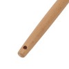 Unique Bargains Spoon Hand Wash Only Large Solid Spoon Silicone Wooden Handle 12.6" 1 Pc - 3 of 4