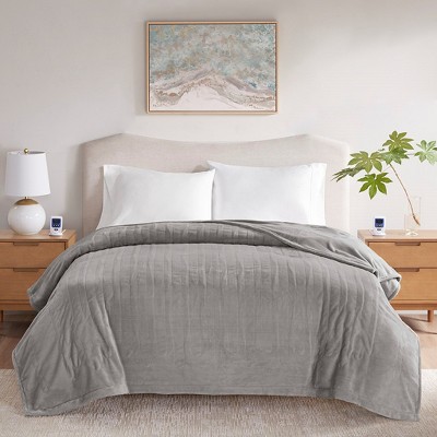 UL Certified Heated Electric Blanket for Cold Weather, Fast Heated Blanket, Voice Command Alexa Compatible, Auto Shut Off, 20 Heat Setting,