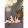 DYLives Shimmering Christmas Ball Ornaments – 3.9" Festive Xmas Tree Decorations – Polyfoam Holiday Orbs with Beads & Flocking,Set of 6 - 3 of 4