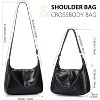 Hobo Bags for Women Leather Slouchy Bag Ultra Soft Vegan Purse - 2 of 4