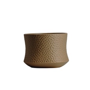 LiveTrends Earthbound Ceramic Indoor Novelty Planter Beige 6.5"x6.5"x5.5" - 1 of 4