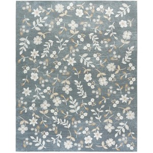 Martha Stewart Floral - MSRW197 - Indoor Power Loomed Machine Washable Skid-Resistant Rugs - 1 of 4