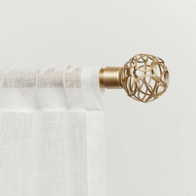 Adjustable Catherine Curtain Rod and Finial Set - Exclusive Home
