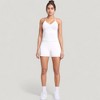 Anna-Kaci Active Women's Seamless Active Set with Halter Neck Top and Fitted Shorts - 2 of 4
