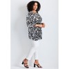 Avenue Women's Plus Size Beaded Embellishment Tunic - 4 of 4