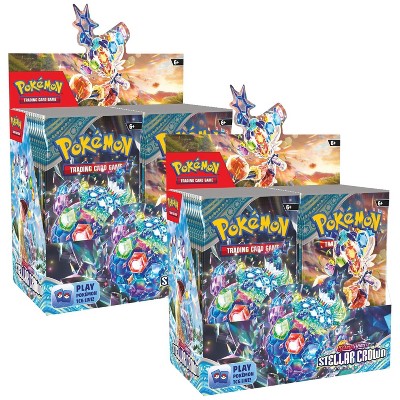 thumbnail image 2 of Pokémon Stellar Crown Large Magnetic Display Case – Holds 3 Cards, With Artwork & Stand, UK Made 2 of 3