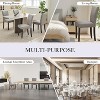 Dining Chairs Set Upholstered Parsons Dining Chairs with Nailhead Trim and Solid Wood Legs Fabric Dining Room Kitchen Side Chair - 4 of 4