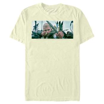 Men's The Hobbit: The Desolation Of Smaug Character Poster T-shirt - Beige  - 3x Large : Target