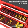 Huxxion 7-Drawer Heavy Duty Rolling Tool Chest Tool Storage Box - 4 of 4