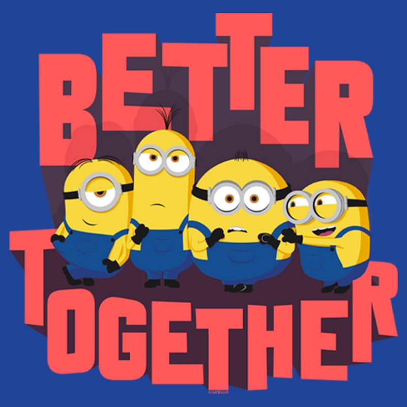 Juniors Womens Minions: The Rise of Gru Better Together T-Shirt, 2 of 5