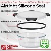 Magic Mill 24pc Glass Food Storage Container Set – 12 Borosilicate Containers, 12 Airtight Lids, Freezer, Oven, Dishwasher Safe, BPA-Free, black - 4 of 4