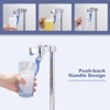 WOWOW 9.2 in. Commercial Deck Mounted High-arc Brass Glass Filler Faucet in Brushed Nickel - 3 of 4
