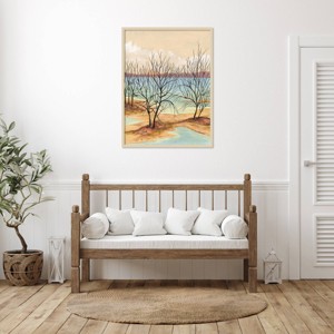 Amanti Art Quiet Cove II by Michael Willett Wood Framed Wall Art Print - 1 of 4