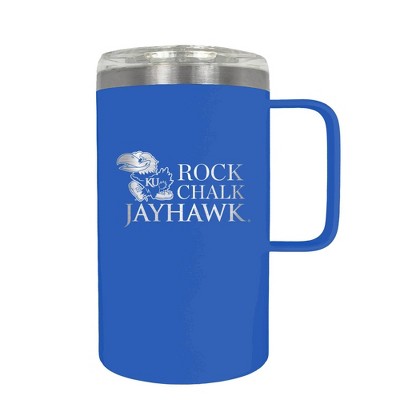 NCAA Kansas Jayhawks 18oz Hustle Travel Mug