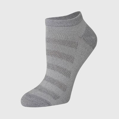 Hanes Premium Girls' 6pk + 1 No Show Socks White/gray/black Target