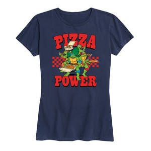 Women's - Teenage Mutant Ninja Turtles - Pizza Power Short Sleeve Graphic T-Shirt - 1 of 4