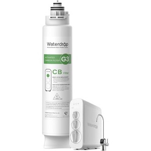 Waterdrop WD-G3-CB Filter, Replacement for WD-G3-W, WD-G3P600 and WD-G3P800-W Reverse Osmosis System, 1-year Lifetime - 1 of 4