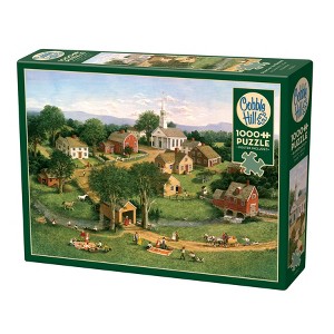 Cobble Hill: Picnic By The Bridge1000 Piece Puzzle - 1 of 4
