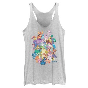 Womens Lilo & Stitch Experiment Compilation Racerback Tank - 1 of 4