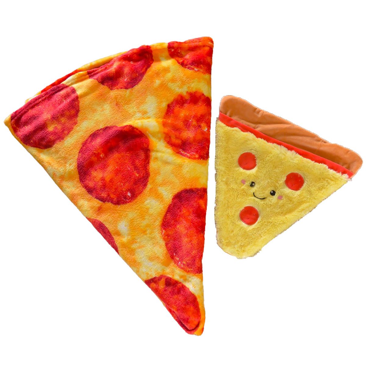 Buddy & Barney: Blanket & Pillow Set: Wrap-A-Roni Pizza - 59", Kids 3+