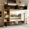 Famapy Large Entertainment Center Wall Cabinet with Open Shelves and Drawer Storage TV Stand - 2 of 4