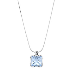 Silpada 'Cooling Effects' Sterling Silver Blue Crystal Pendant Necklace, 18" - 1 of 4