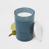 2 Wick Glass Aloe and Bergamot Jar Candle 19oz - Threshold™ - 3 of 3