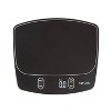 Taylor Waterproof Digital Kitchen 11 lb Food Scale Black