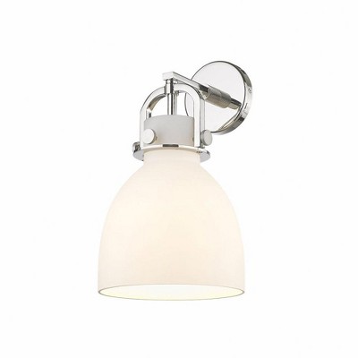 Newton Bell - 1 Light Wall Sconce In Industrial Style-14.5 Inches Tall and 8 Inches Wide