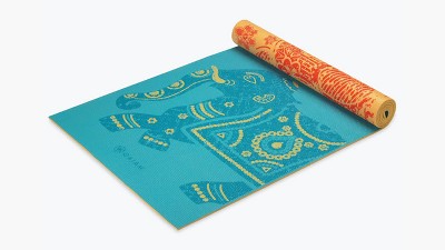 GAIAM Premium Printed Marrakesh 24 in. W x 68 in. L x 6 mm Yoga Mat (11.33  sq. ft.) 05-60527 - The Home Depot
