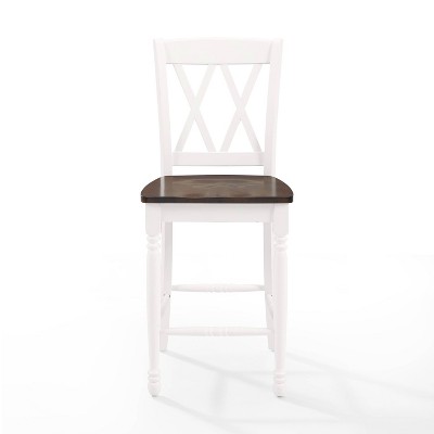 Cherry Wood Shelby 24" Counter Stool Set with Classic Turned Legs