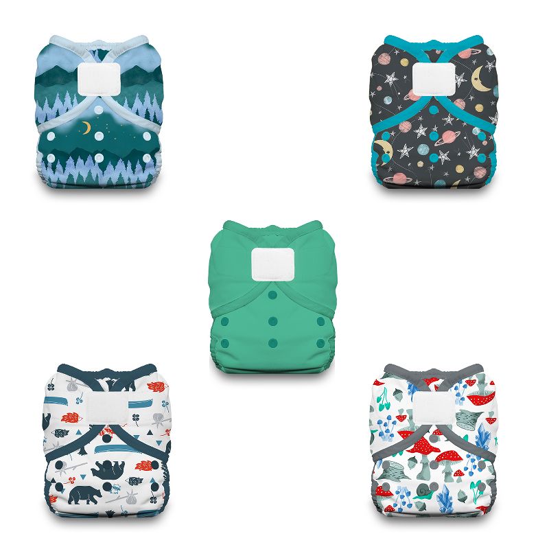 Thirsties | Duo Wrap HL Diaper Cover Pack of 5, 1 of 2