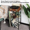 HDZNVF 30.9 in H Media Shelves, 3 Tier Record Player Stand - 4 of 4