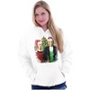 Christmas Gothic Art Xmas Couple Hoodie Sweatshirt Women Men Brisco Brands - 4 of 4
