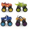 Fisher-Price Nickelodeon Blaze and the Monster Machines Diecast Vehicle, Racing Flag Set of 4 Vehicles - 4 of 4