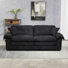 CAVINAS 84" Chenille Loveseat Sofa, Small Sofa Couch with 2 Throw Pillows & Memory Foam, for Living Room, Apartment, Office - 3 of 4