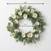 Sullivans Artificial Eucalyptus Poppy Wreath - 3 of 3