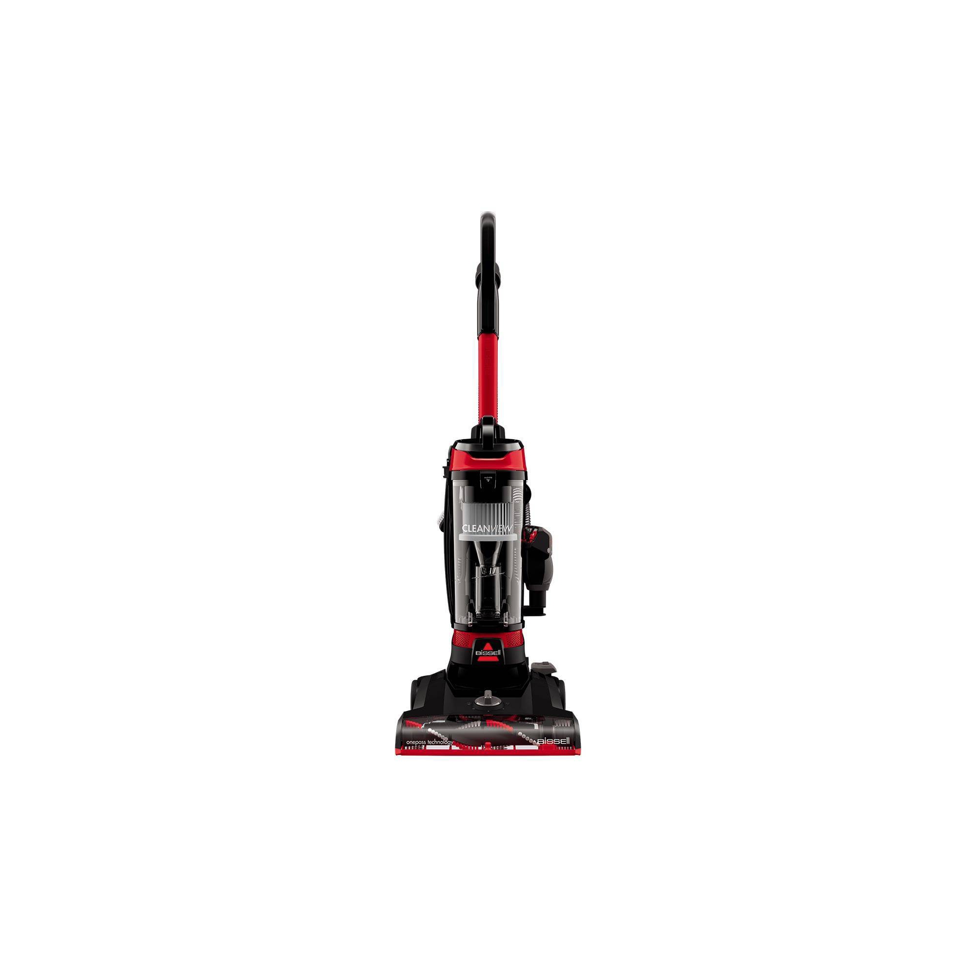 BISSELL CleanView Upright Vacuum 3533 13" Cleaning Path Red: Electric Floor Care Appliance, 25' Cord, Edge Cleaning, Carpet Use