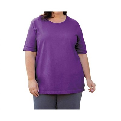 Women's Cotton Short Sleeve Tee - Plus - On The Plus Side