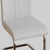 Lyngins Modern Dining Chairs,Upholstered Kitchen Chairs with C-shaped Tube Plating Metal Legs,PU Chairs for Dining Room - 4 of 4