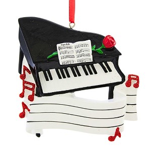 Polarx 3.5 Inch Grand Piano Christmas Tree Ornament , Christmas Decor Music Concert (1PC) - 1 of 4