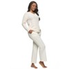 Felina - Jolie 2-Piece Henley Lounge Set - Relaxed Fit Knit Top & Pants with Pockets Loungewear - 2 of 3