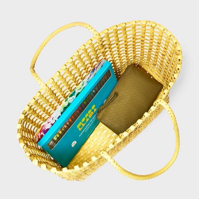 Woven Cage Tote Handbag - Shade & Shore' - image 4