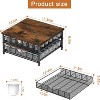 BRINJOY Countertop Coffee Pod Organizer - 72-Capacity Drawer Storage with Sliding Baskets, Wooden Top for Coffee Stations (Black) - 3 of 4
