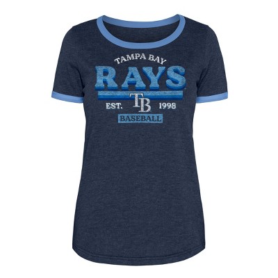 Mlb Tampa Bay Rays Men's Lightweight Bi-blend Hooded Sweatshirt - M : Target